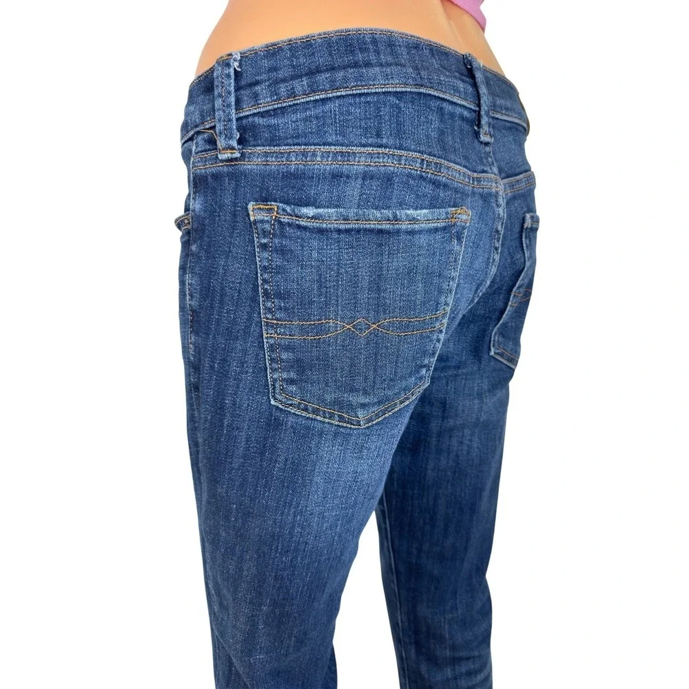 Lucky Brand Sweet Straight Jeans Womens 2/26‎ Dark Wash Blue Denim Stretch Jeans